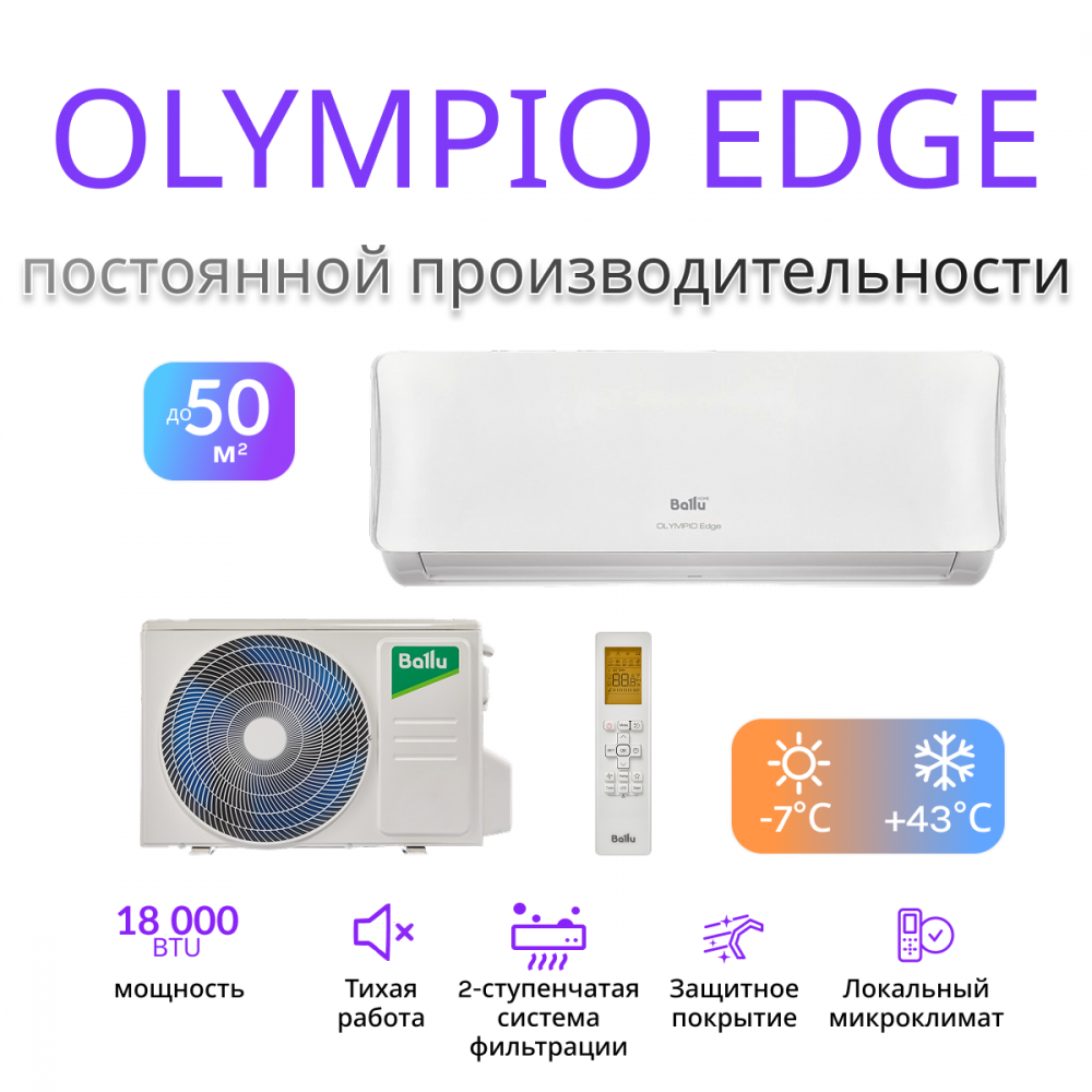 BALLU Olympio Edge BSO-18HN8_22Y