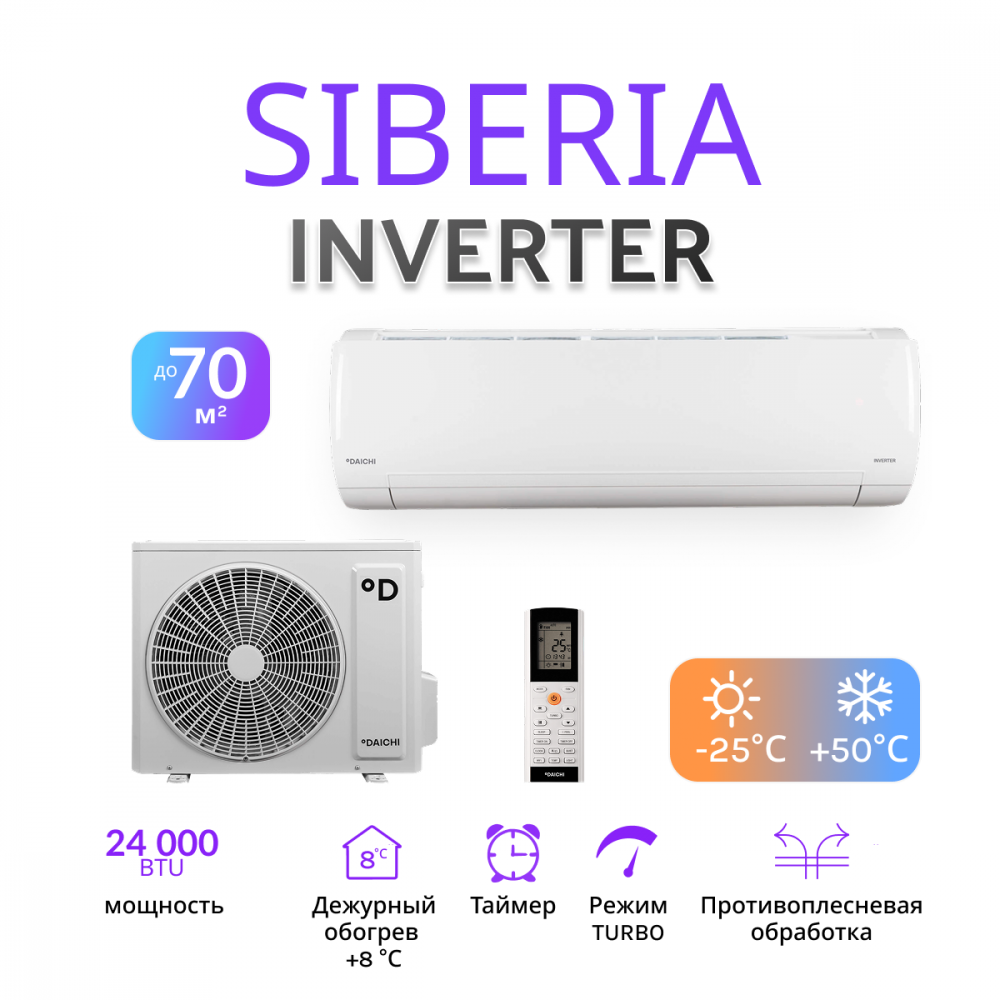 DAICHI SIBERIA INVERTER SIB70AVQS1R/SIB70FVS1R