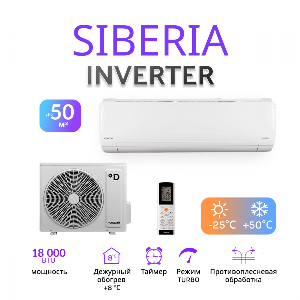 DAICHI SIBERIA INVERTER SIB50AVQS1R/SIB50FVS1R