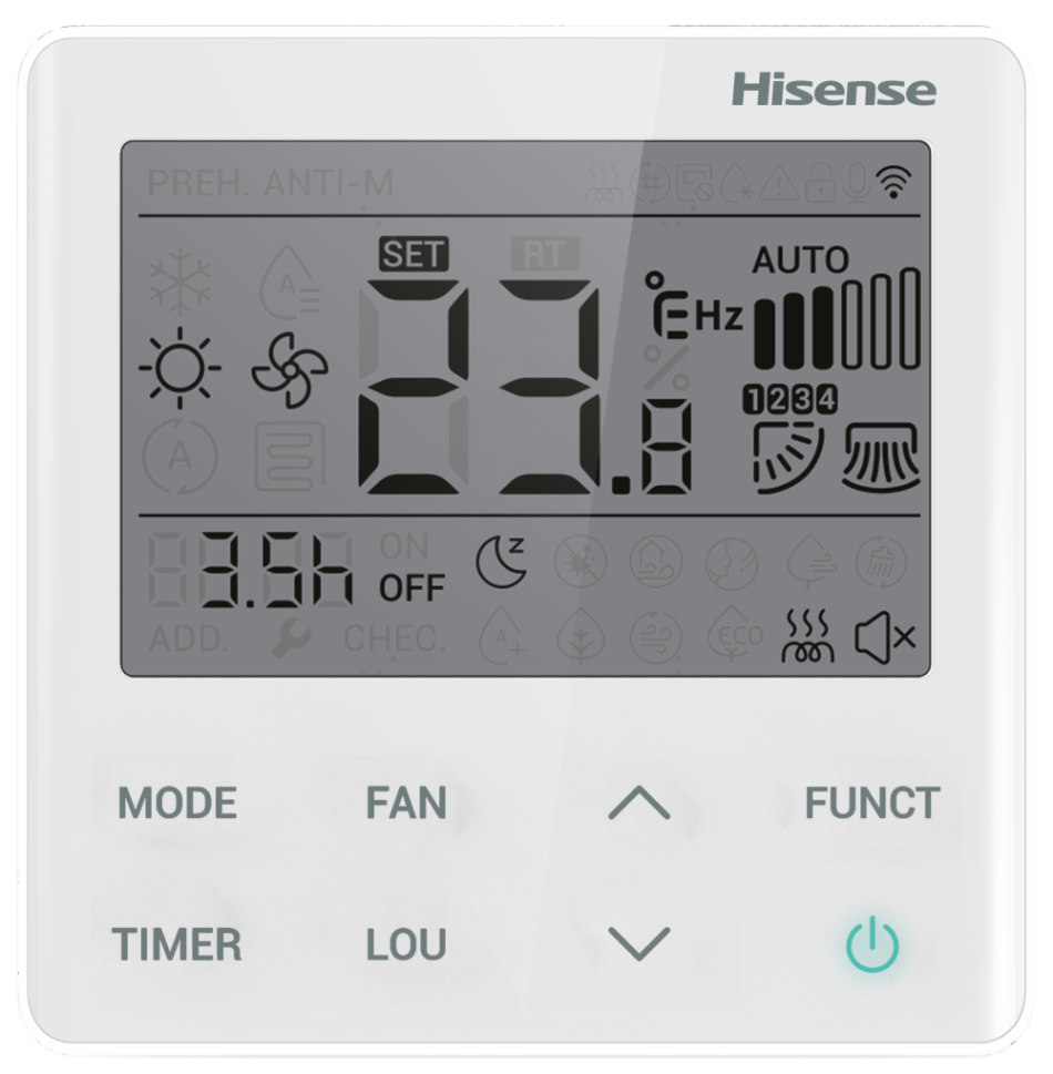 Внутренние блоки Hisense настенного типа серии ZOOM FREE Match DC Inverter R32