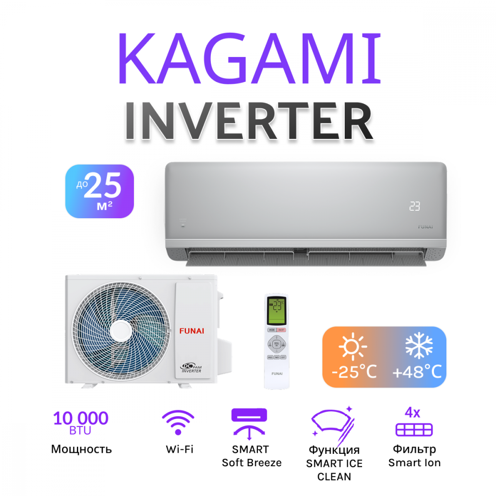 FUNAI KAGAMI Inverter RAC-I-KM30HP.D01