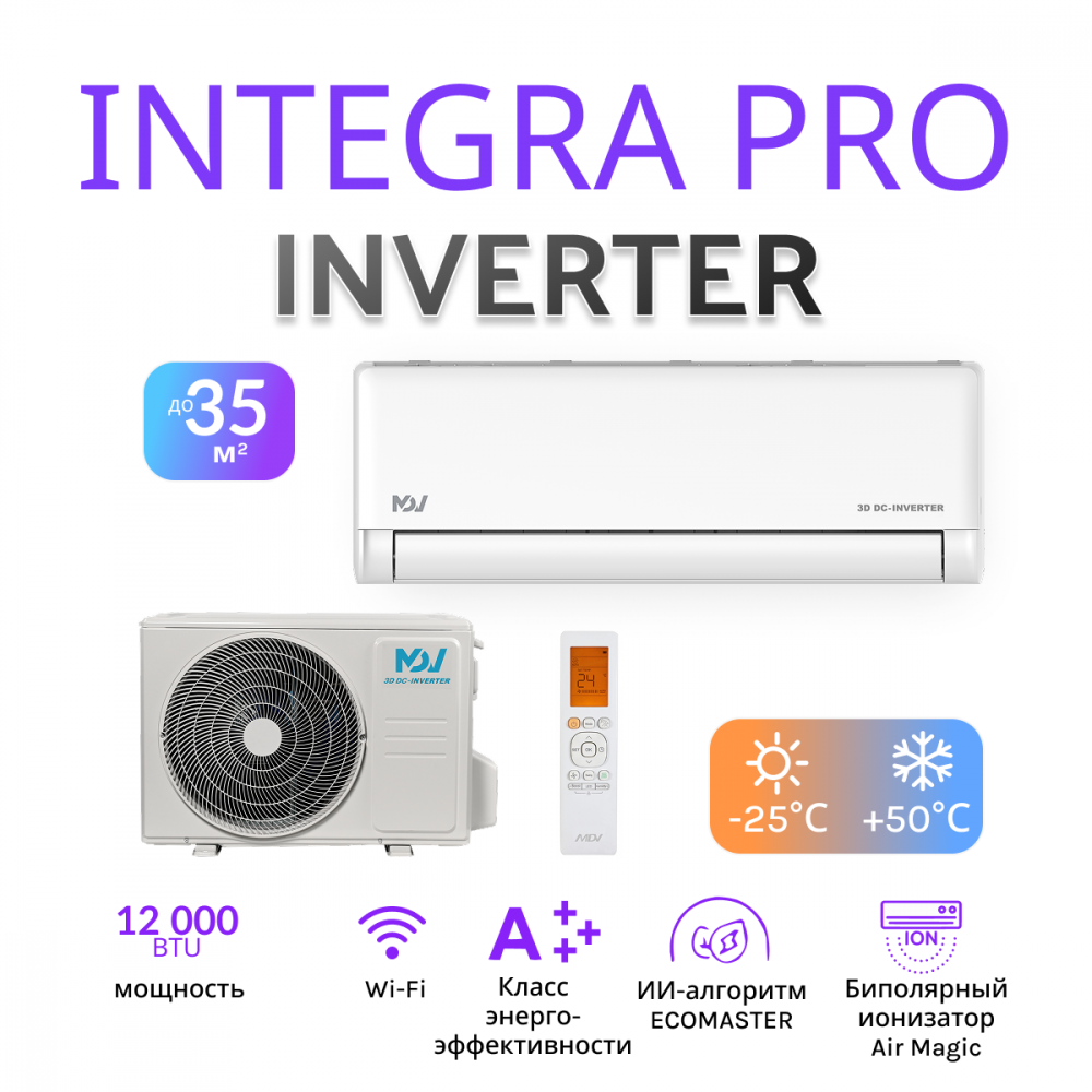 MDV INTEGRA PRO MDSAI-12HRFN8 / MDOAI-12HFN8