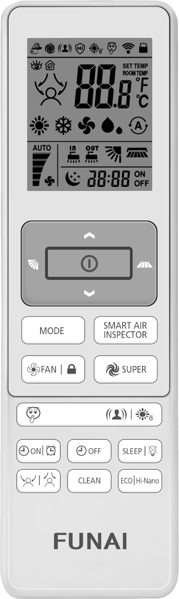 FUNAI EMPEROR UP SMART EYE FULL DC Inverter RAC-I-EU25HP.D01