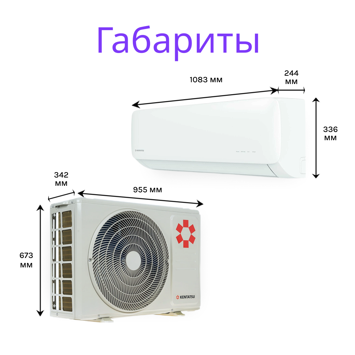 KENTATSU KANAMI INVERTER WI-FI KSGA70HZRN1W/KSRA70HZRN1