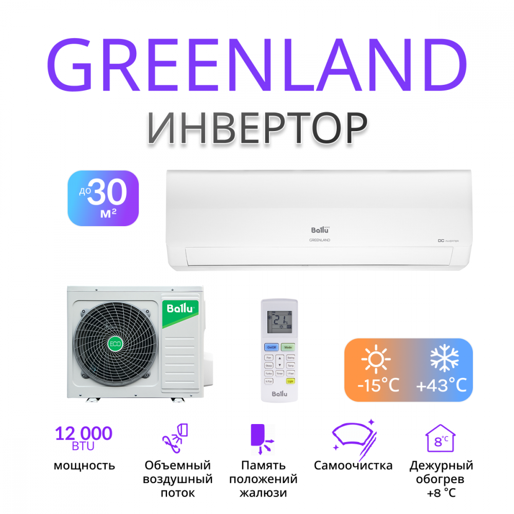 BALLU Greenland DC BSGRI-12HN8_22Y