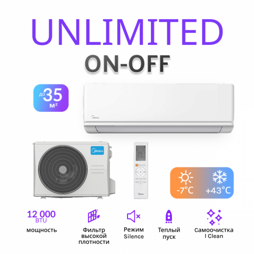 MIDEA UNLIMITED ON/OFF MSAG2-12HRN1-I/MSAG2-12HRN1-O