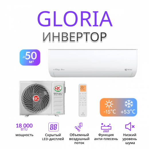 ROYAL CLIMA GLORIA INVERTER UPGRADE RCI-GL55HN