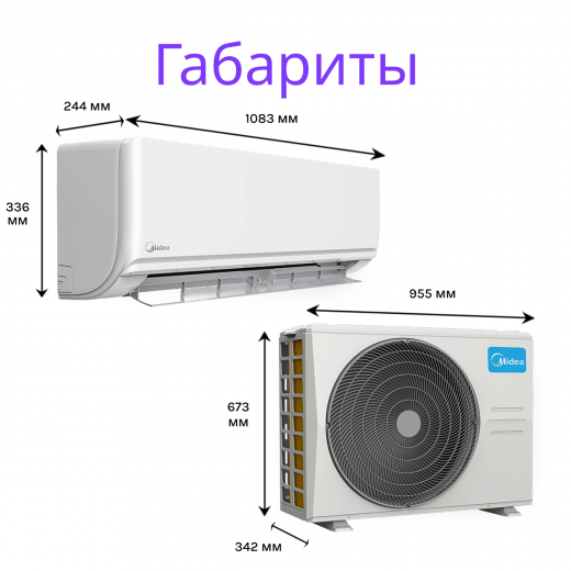 MIDEA UNLIMITED INVERTER MSAG2-24N8D0-I/MSAG2-24N8D0-O