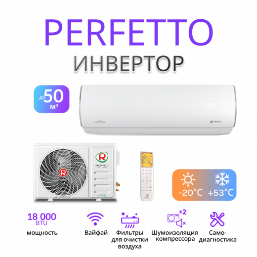 ROYAL CLIMA PERFETTO DC EU Inverter 2025 RCI-PFD55HN