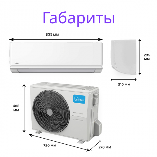 MIDEA UNLIMITED ON/OFF MSAG2-12HRN1-I/MSAG2-12HRN1-O