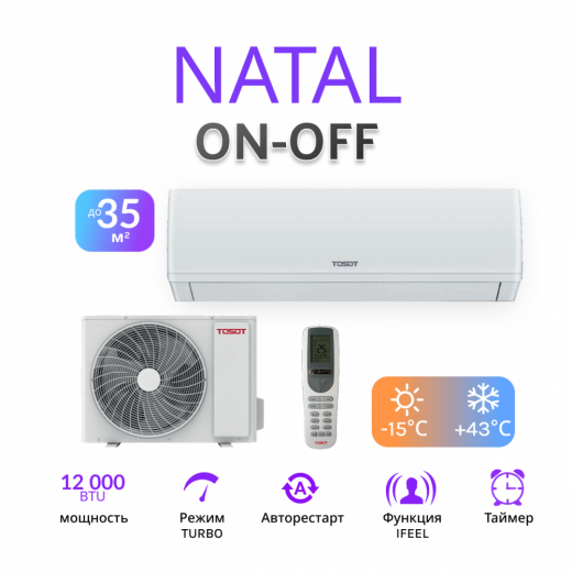 TOSOT NATAL ON/OFF T12H-SnN2/I/T12H-SnN2/O