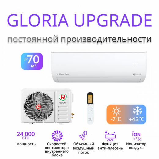 ROYAL CLIMA GLORIA UPGRADE RC-GLC70HN
