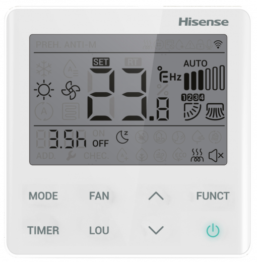 Внутренние блоки Hisense настенного типа серии ZOOM FREE Match DC Inverter R32