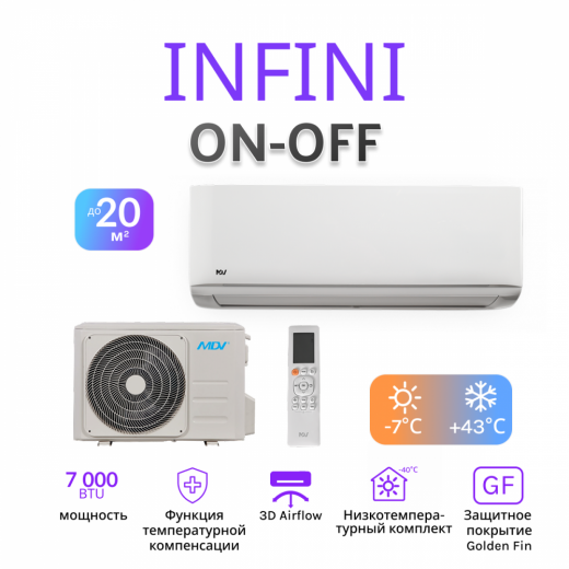 MDV INFINI ON/OFF MDSAG-07HRN8 / MDOAG-07HN8